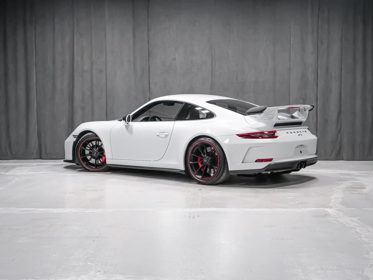 2018 Porsche 911 GT3 White Montreal - photo #3