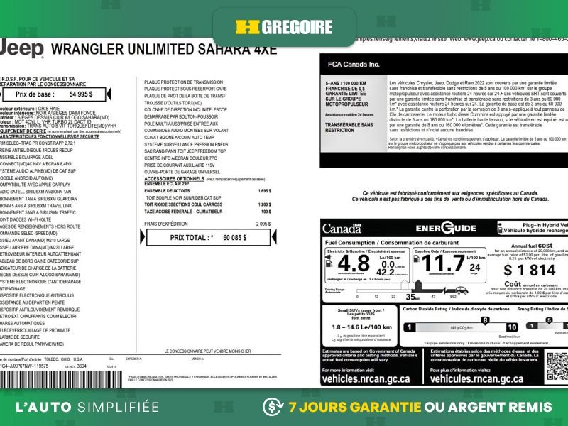 2022 Jeep Wrangler Grey Saint-Eustache - photo #37