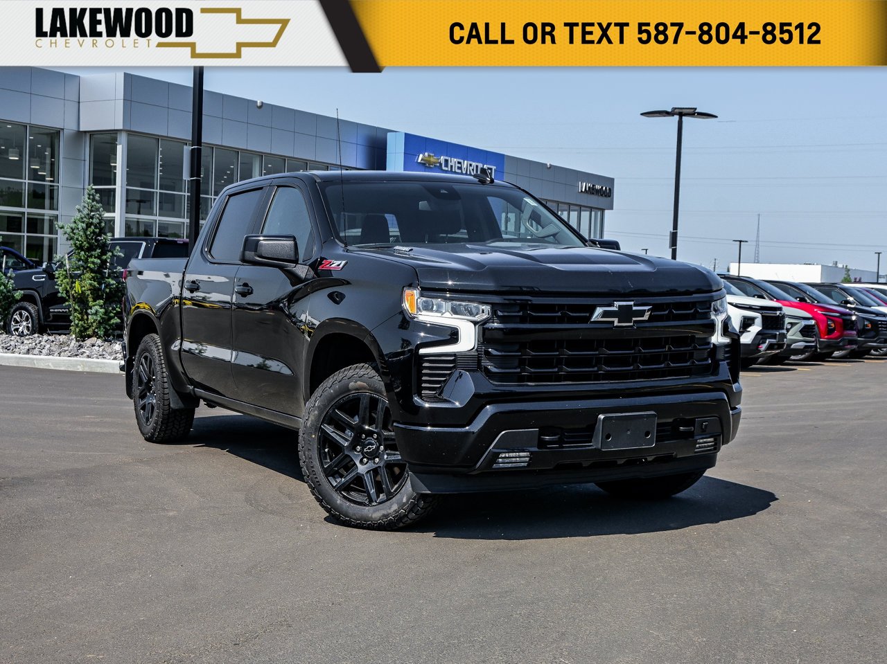 2024 Chevrolet Silverado 1500 4WD Crew Cab 147 RST Black Sherwood Park - photo #0