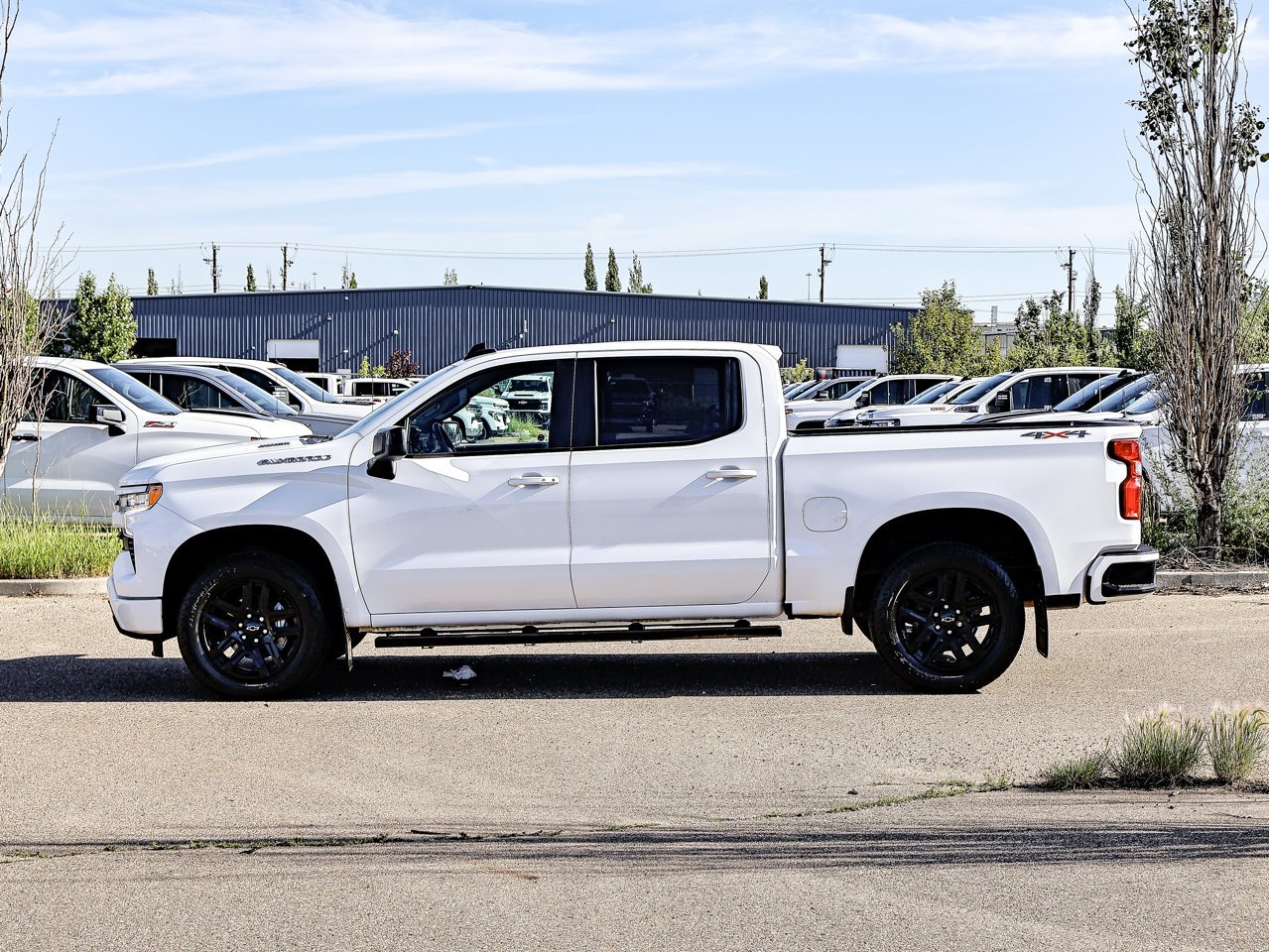 2024 Chevrolet Silverado 1500 4WD Crew Cab 147 RST White Sherwood Park - photo #9