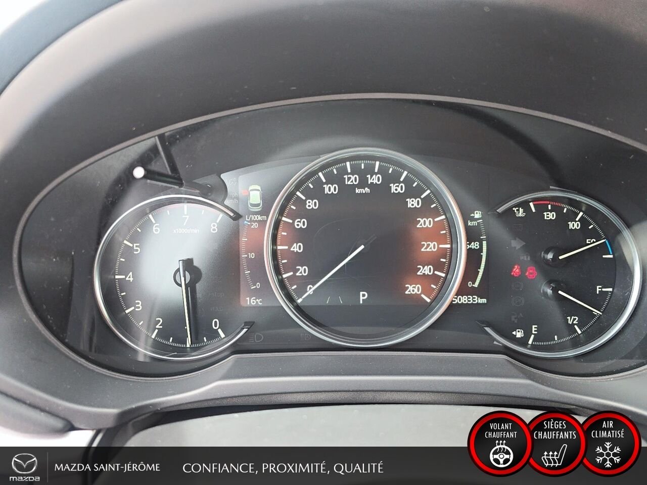 2025 Mazda CX-5 GS | CUIR | AWD | MAGS | Grey Saint-Jérôme - photo #16
