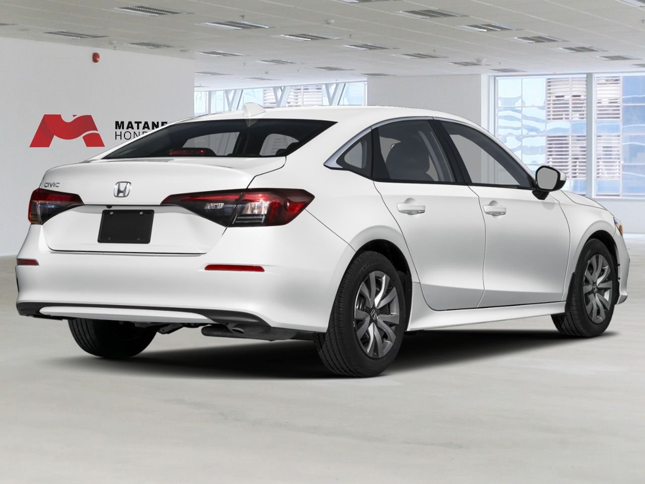 2026 Honda Civic Sedan CIVIC SDN LX Platinum White Pearl Matane - photo #1