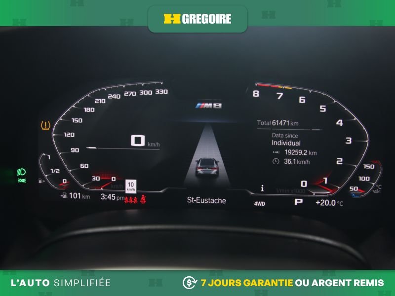 BMW M8 2021 Noir Blainville - photo #10