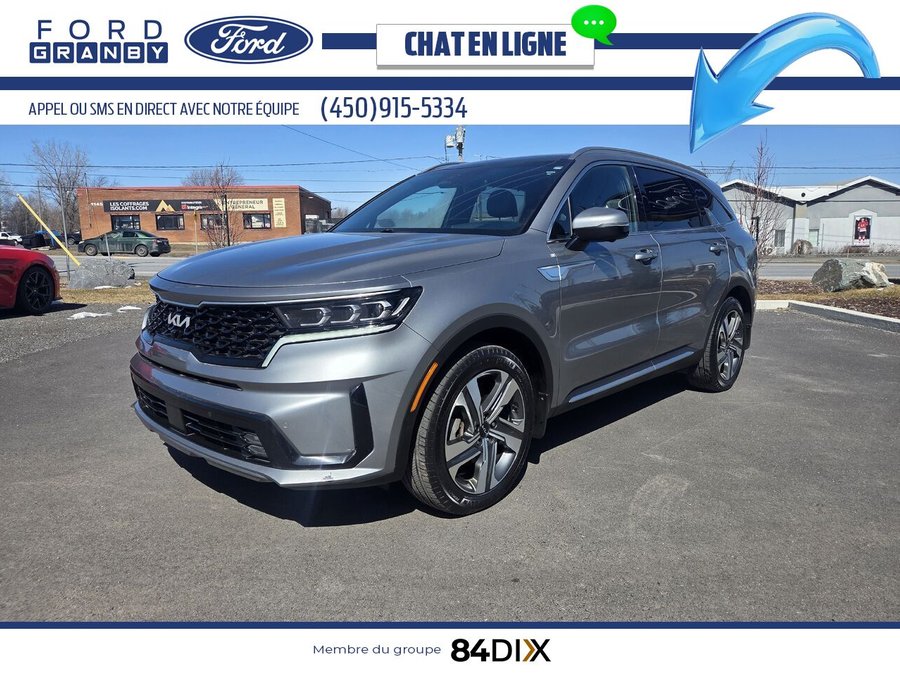 Kia Sorento SX PHEV, Toit, Cuir bleu SX TI/AWD 2022 Gris