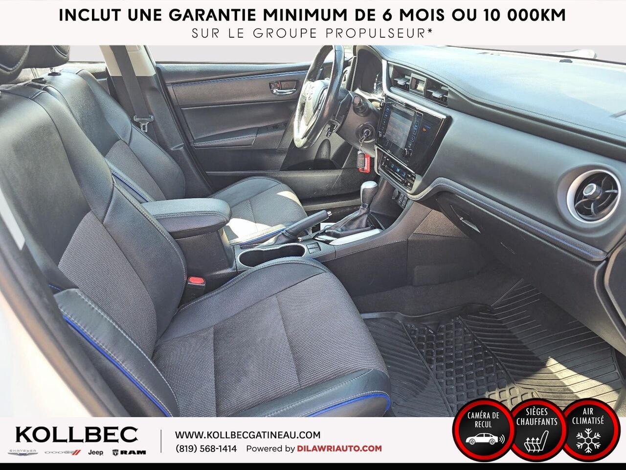 TOYOTA COROLLA SE 2018 Blanc Ottawa & Gatineau - photo #20