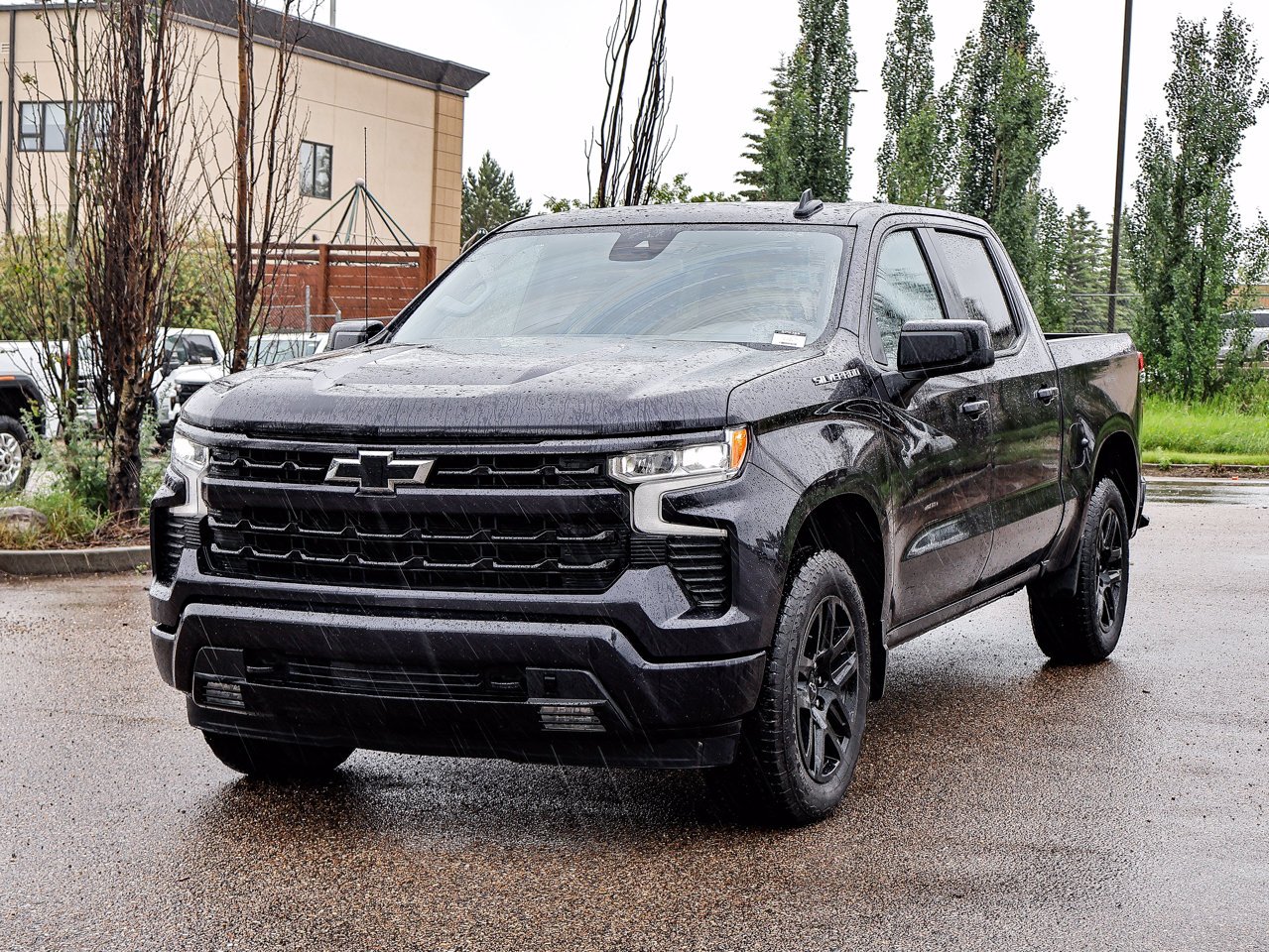 2024 Chevrolet Silverado 1500 4WD Crew Cab 147 RST Black Sherwood Park - photo #3