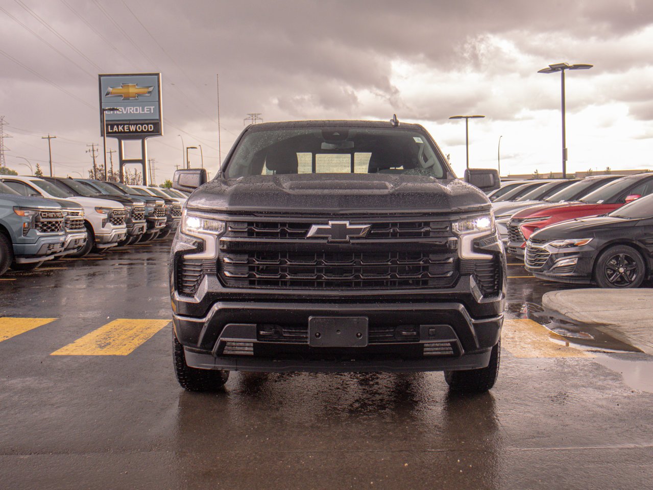 2024 Chevrolet Silverado 1500 4WD Crew Cab 147 RST Black Sherwood Park - photo #2