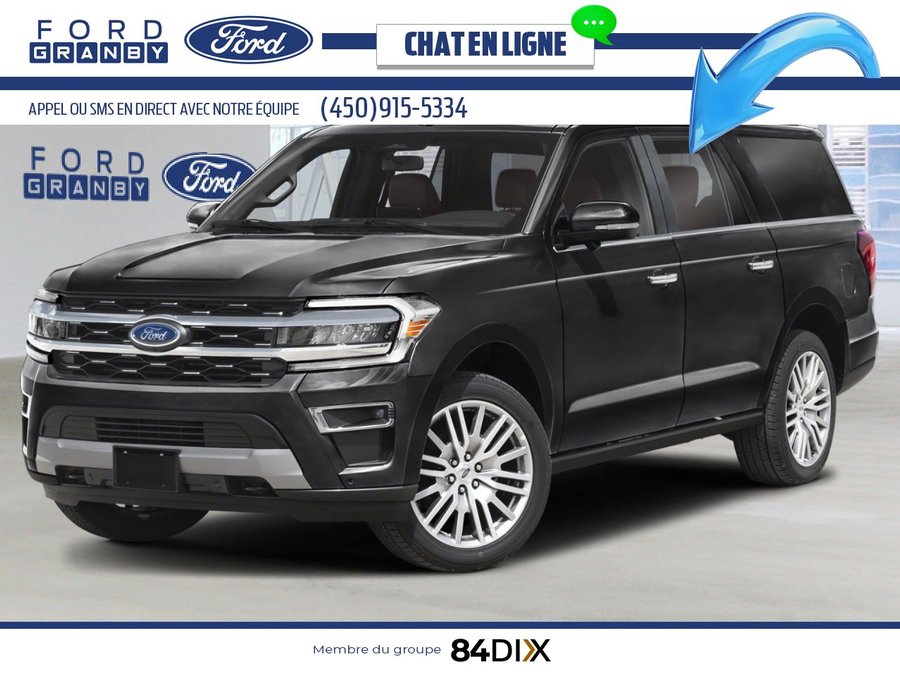 Ford Expedition Limited Max 4x4 2022 Noir agate