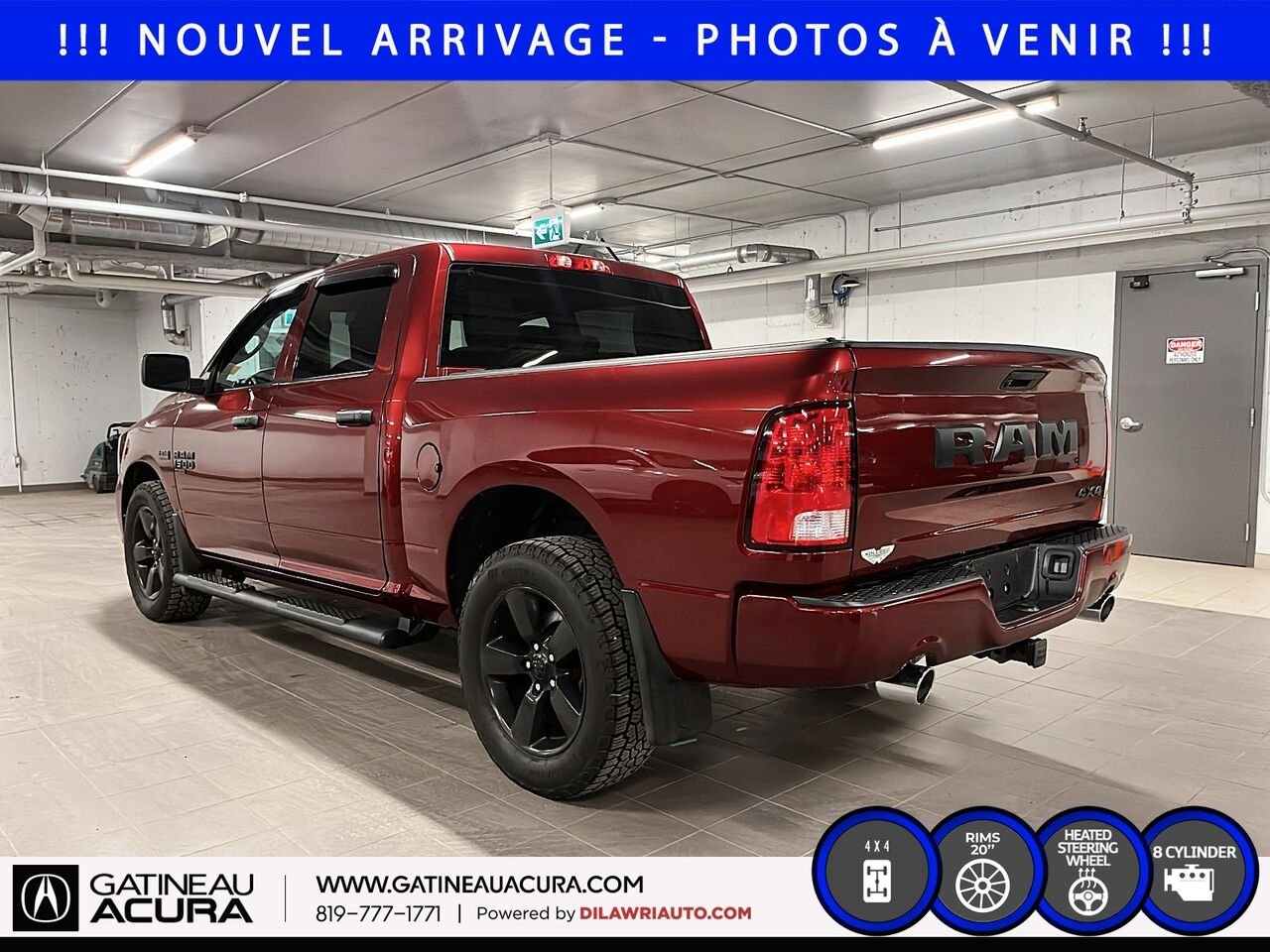 Ram 1500 Classic Express Night Edition crewcab 4x4 2020 Rouge Gatineau - photo #6