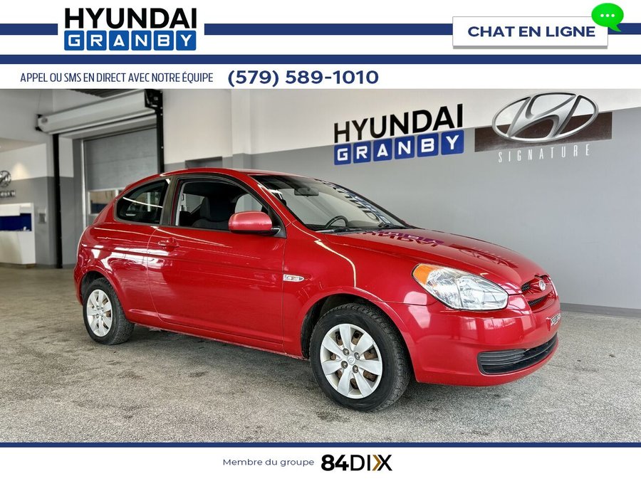 2011 Hyundai Accent 2011 Red