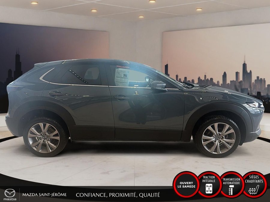 2022 Mazda CX-30 GS | TOIT OUVRANT | CUIR | AWD Grey