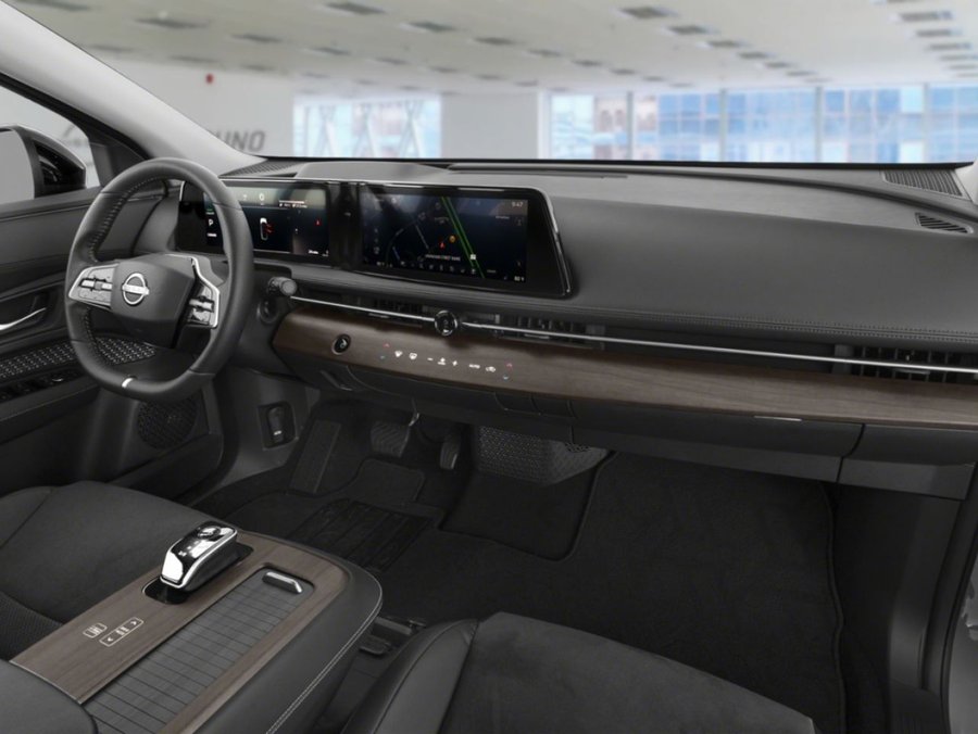 2026 Nissan ARIYA 2026 Everest White Pearl Tricoat/Black Diamond Pearl