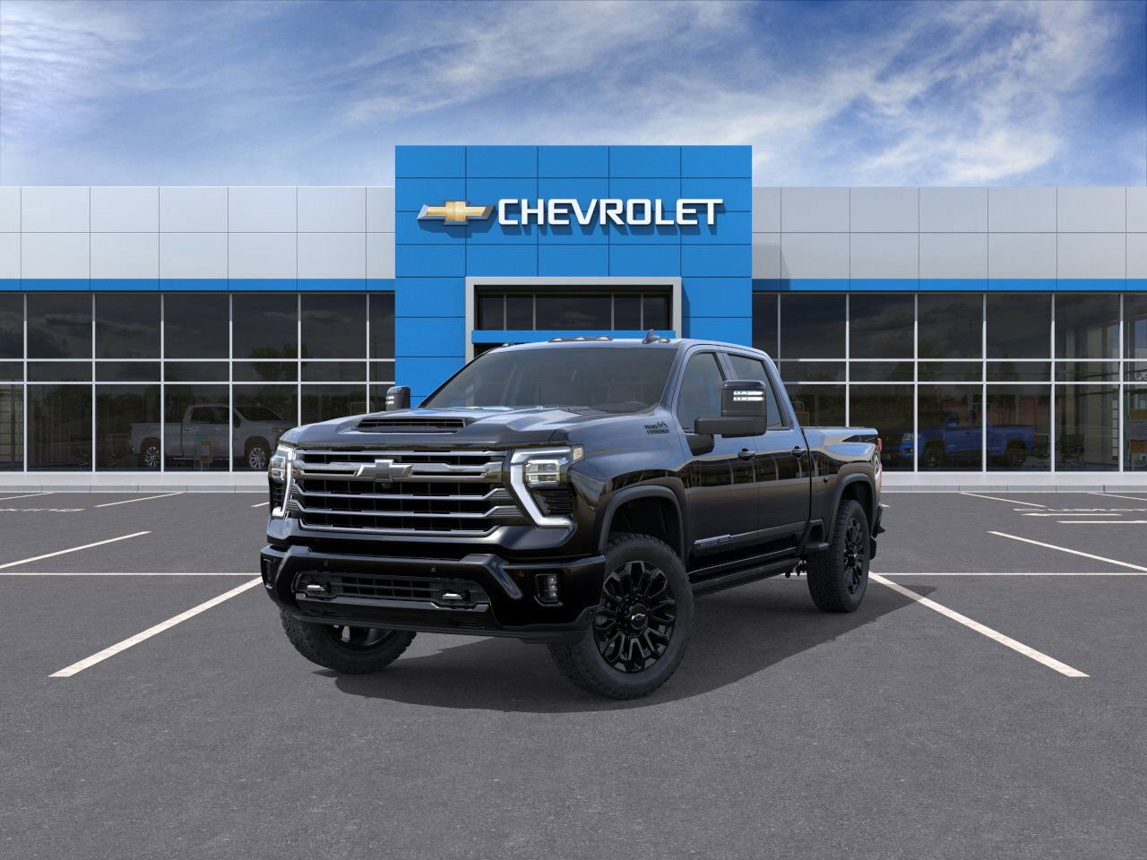Chevrolet Silverado 2500HD High Country cabine multiplace 4RM 159 po 2025 NOIR Gatineau - photo #7