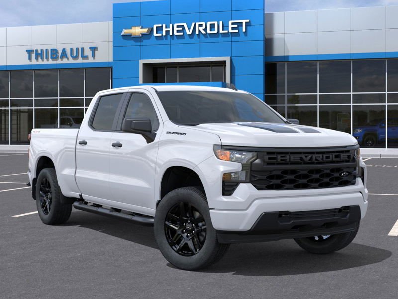 2026 CHEVROLET Silverado 1500 Custom cabine multiplace 4RM 157 po Summit White Sherbrooke - photo #6