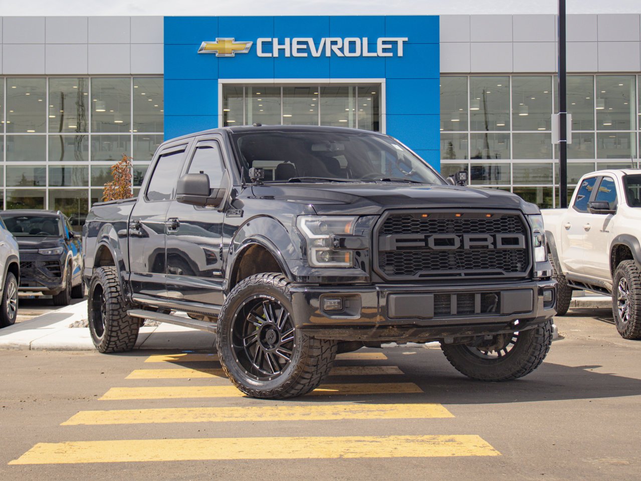 2016 Ford F-150 4WD SuperCrew 145 XLT Black Sherwood Park - photo #1