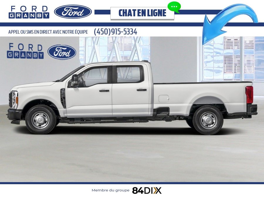 Ford Super Duty F-250 SRW XL cabine 6 places 4RM caisse de 8 pi 2026 Blanc Oxford