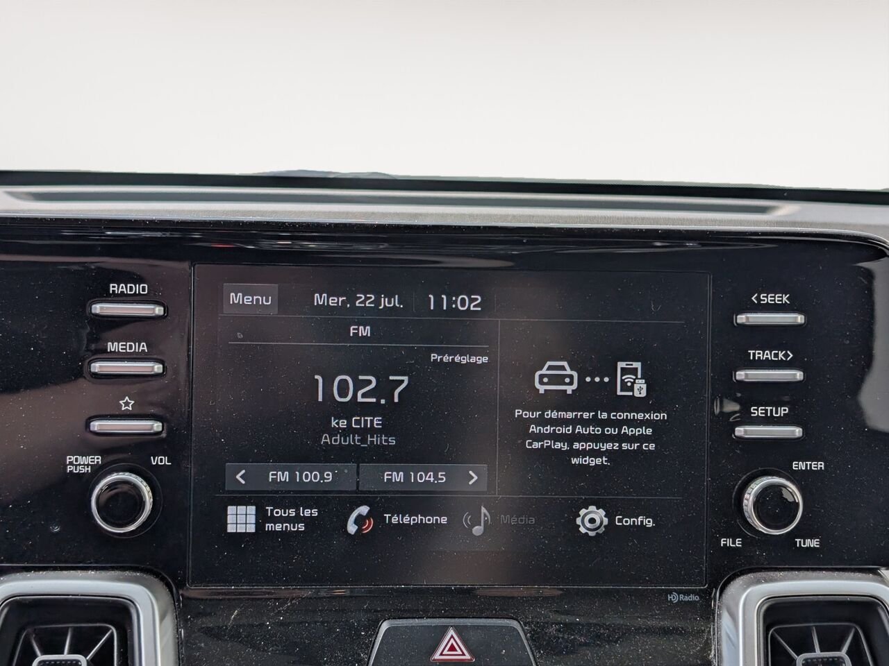 Kia Sorento X-Line/SIÈGES CHAUFFANTS/VOLANT CHAUFFANT/AC/CAMÉRA DE RECUL 2021 Blanc Sherbrooke - photo #9