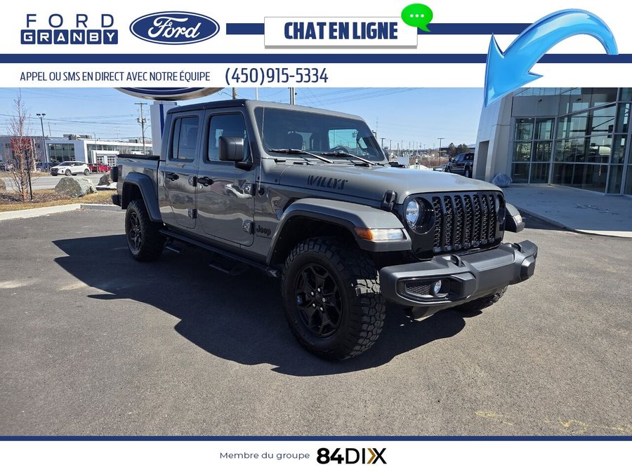 Jeep Gladiator V6 3.6L Willys 4x4 2021 Gris