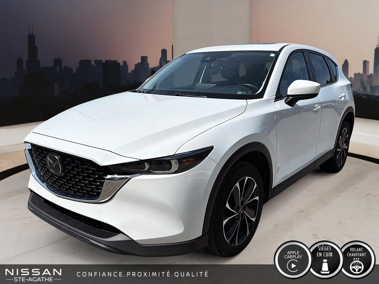 2022 Mazda CX-5 White Sainte-Agathe-des-Monts - photo #0
