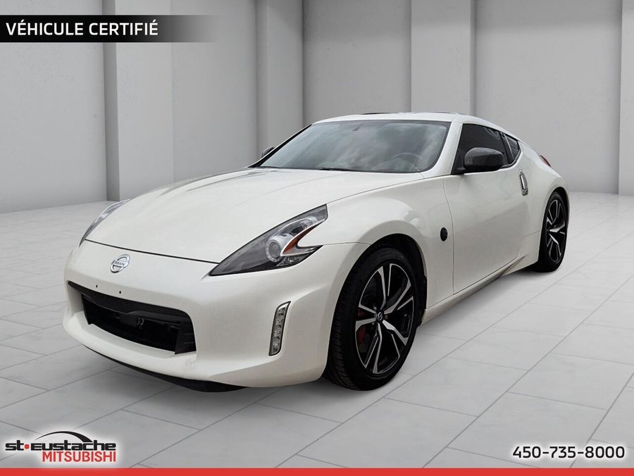 2018 Nissan 370Z coupé Tourisme Sport BM-FREIN BREMBO-SIÈGES CHAFFANTS-BLUETOOTH White