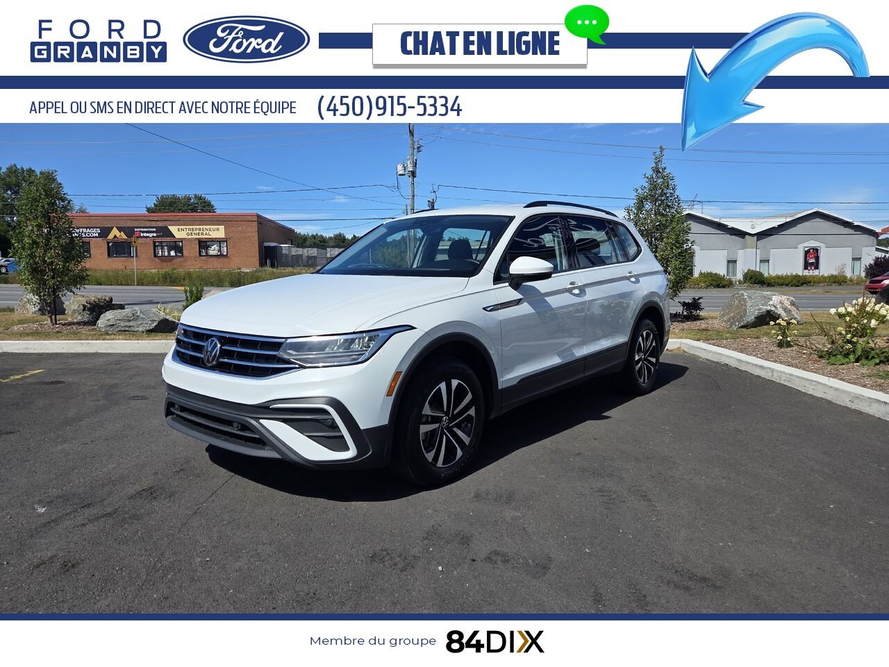 Volkswagen Tiguan 2023 Blanc Granby - photo #2