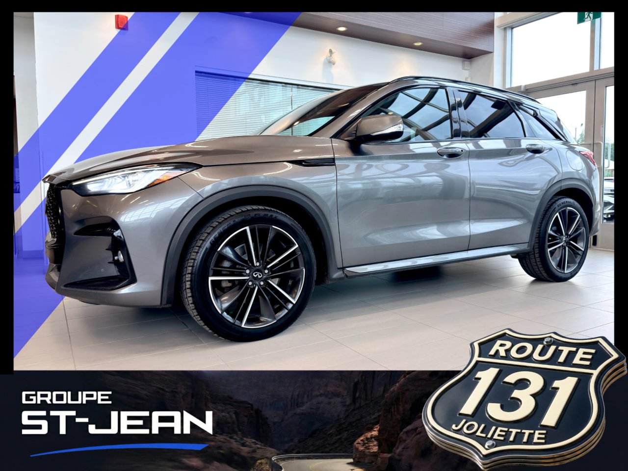 2023 Infiniti QX50 gray Notre-Dame-des-Prairies - photo #0