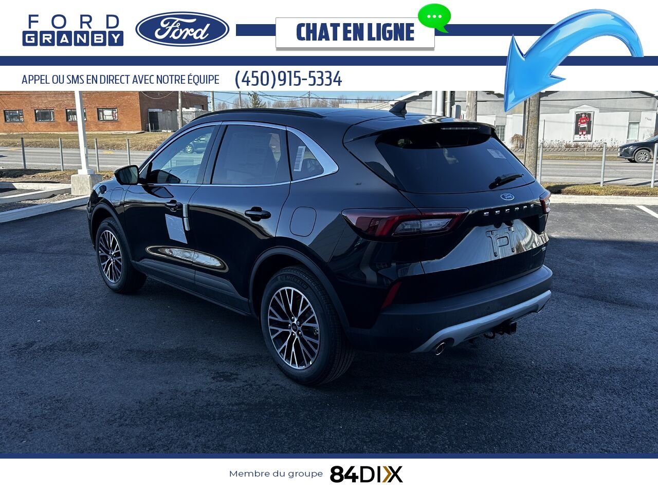 2025 Ford Escape Agate Black Metallic Granby - photo #4