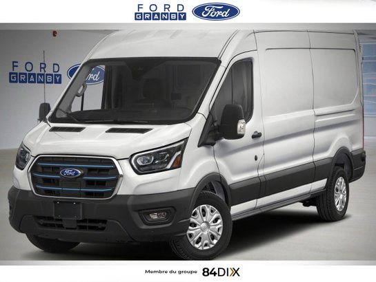 Ford E-Transit fourgonnette utilitaire T-350 PA toit moyen 148 po PNBV de 9 500 lb 2025 Blanc Oxford