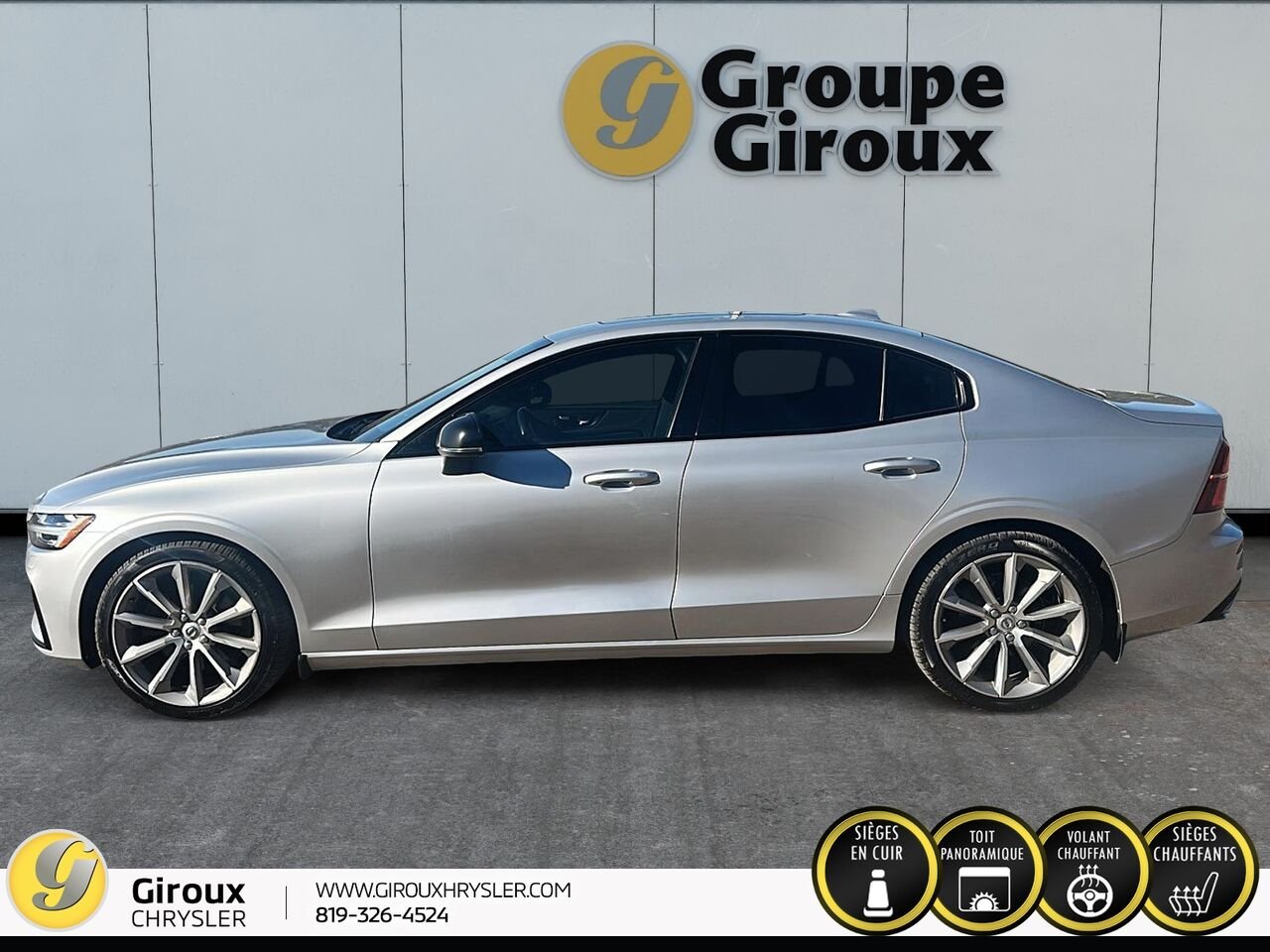 Volvo S60 2022 Argent Sainte-Agathe-des-Monts - photo #4