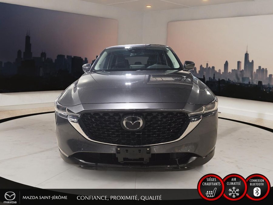 Mazda CX-5 GS | CUIR | AWD | MAGS | 2025 Gris