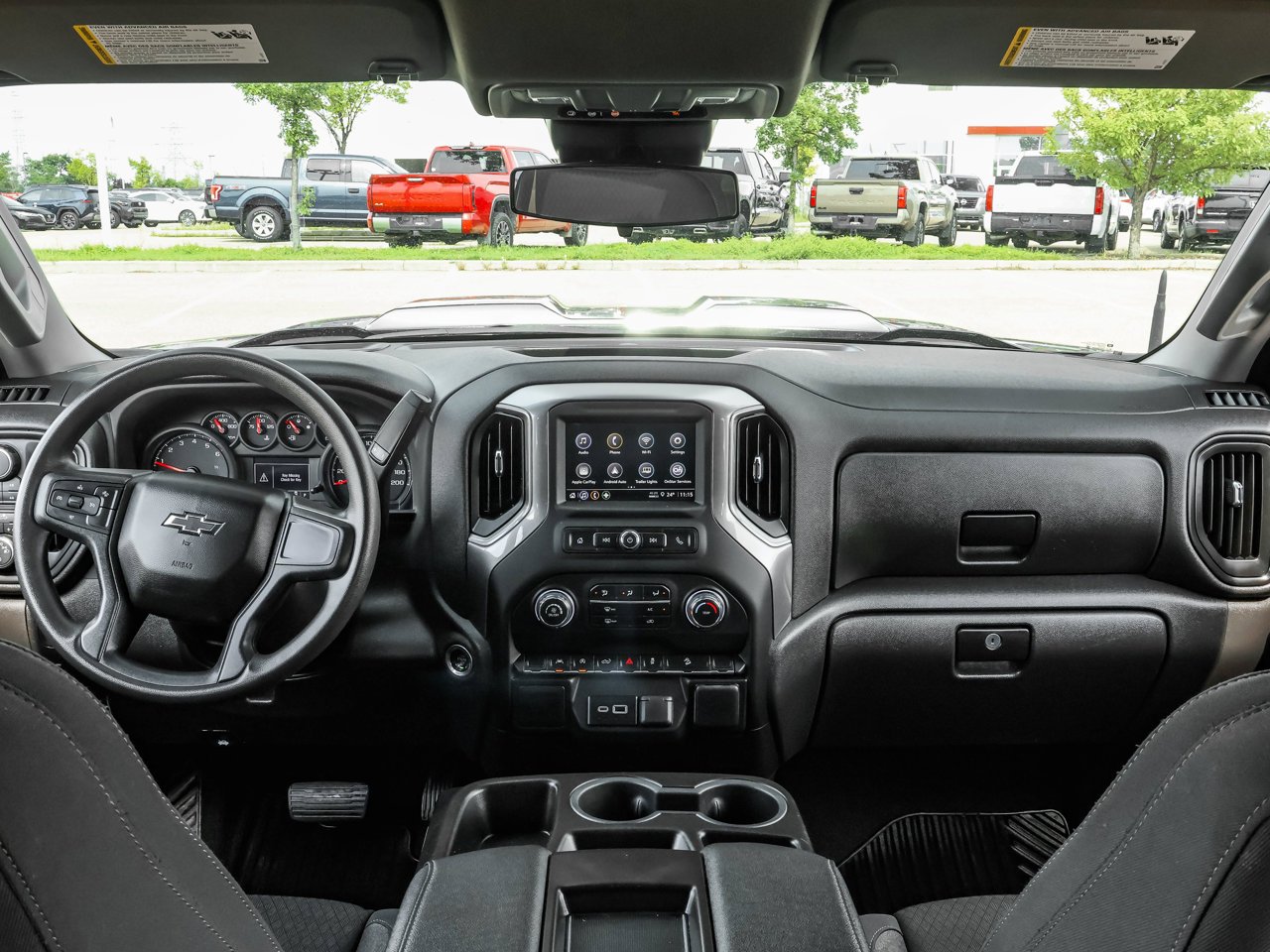 2024 Chevrolet Silverado 1500 4WD Crew Cab 147 Custom Trail Boss Grey Sherwood Park - photo #16