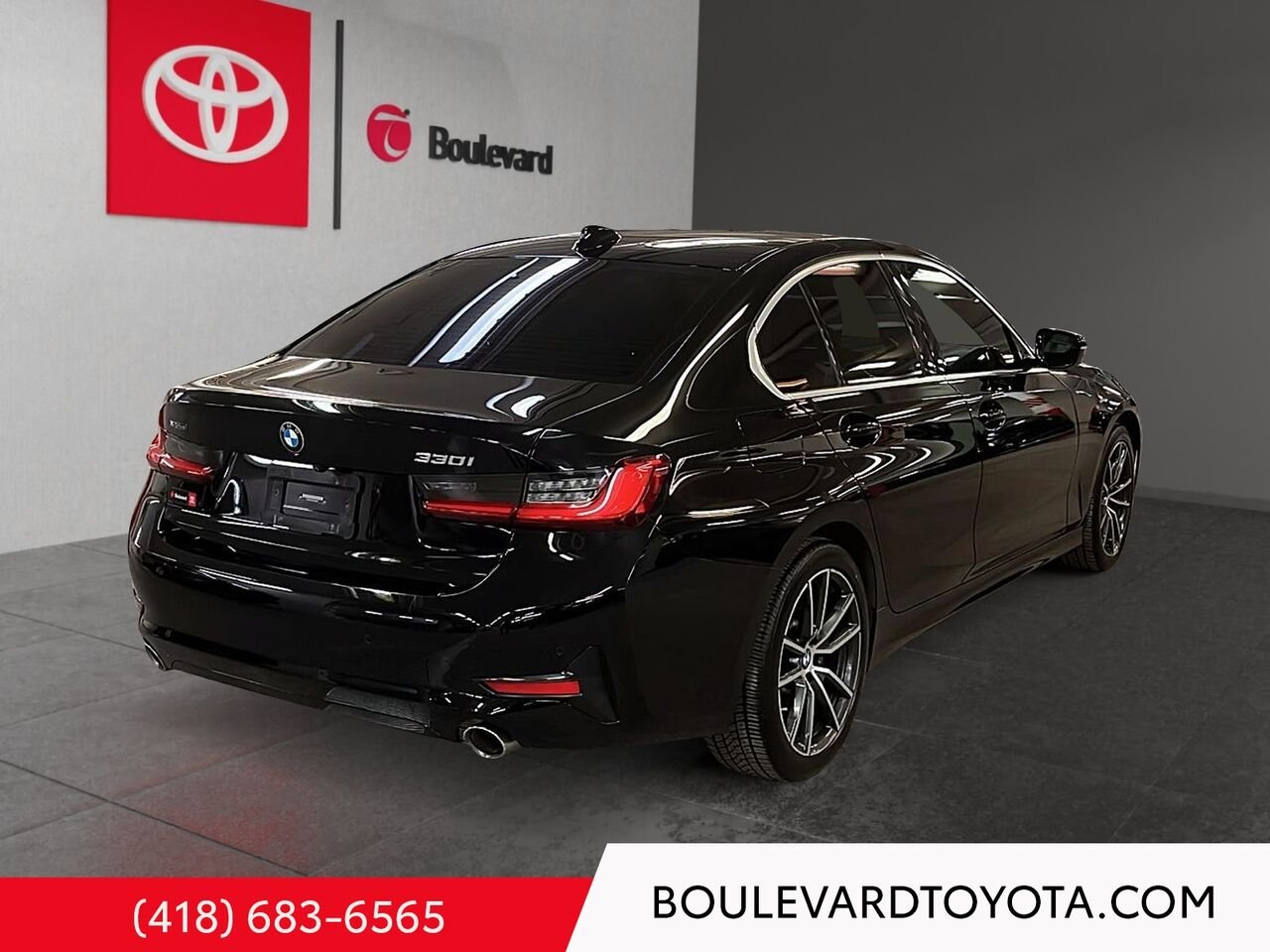 2021 BMW Série 3 99651A-070 | 330i XDRIVE BERLINE, AWD Black Québec - photo #3