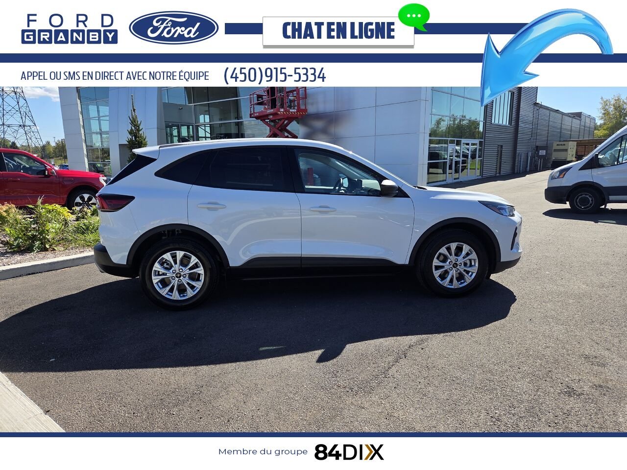 Ford Escape 2025 Blanc Granby - photo #7