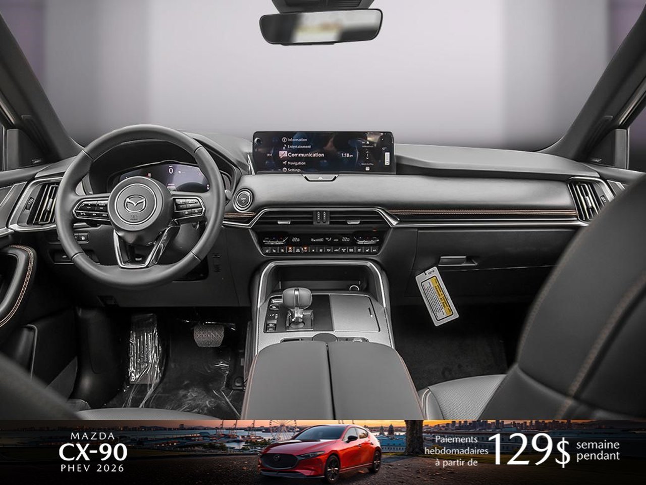 2026 Mazda CX-90 PHEV JM3KKDHAXT1399772 Deep Crystal Blue Mica Mirabel - photo #19