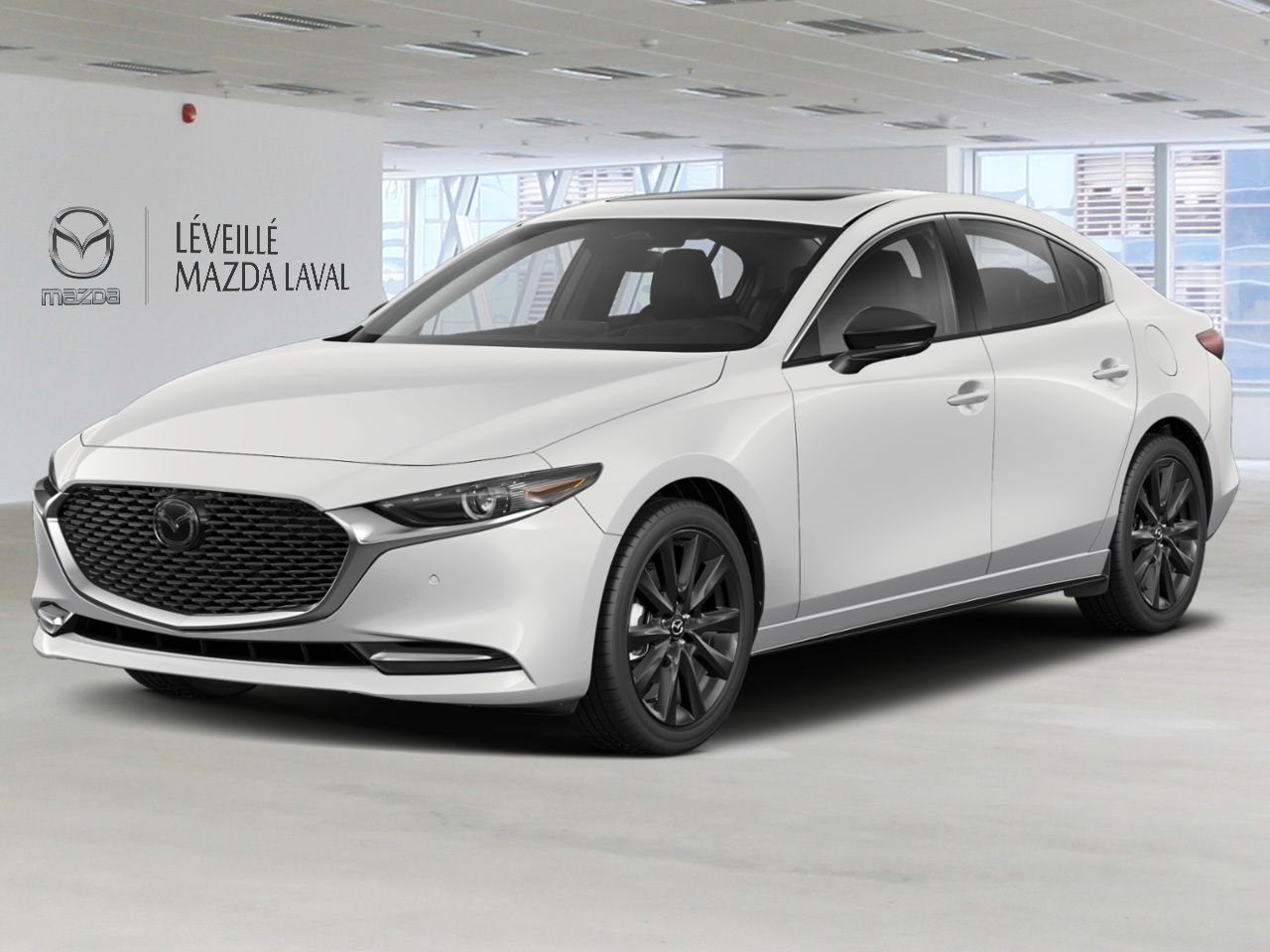Mazda Mazda3 GT avec moteur turbo TI i-ACTIV 2026 Blanc neige nacré Laval - photo #0