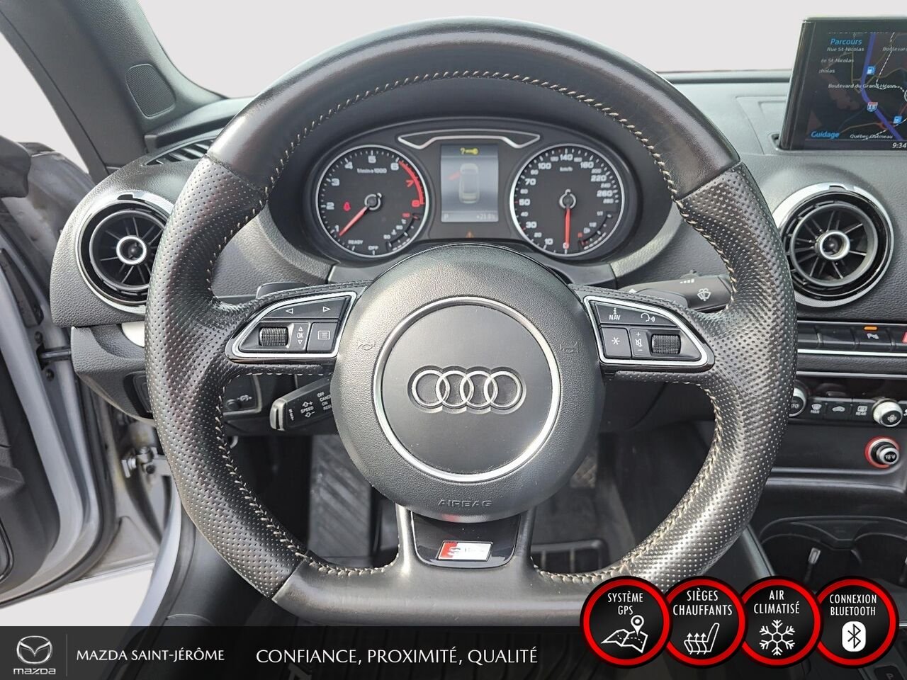 Audi A3 2016 Argent Saint-Jérôme - photo #12