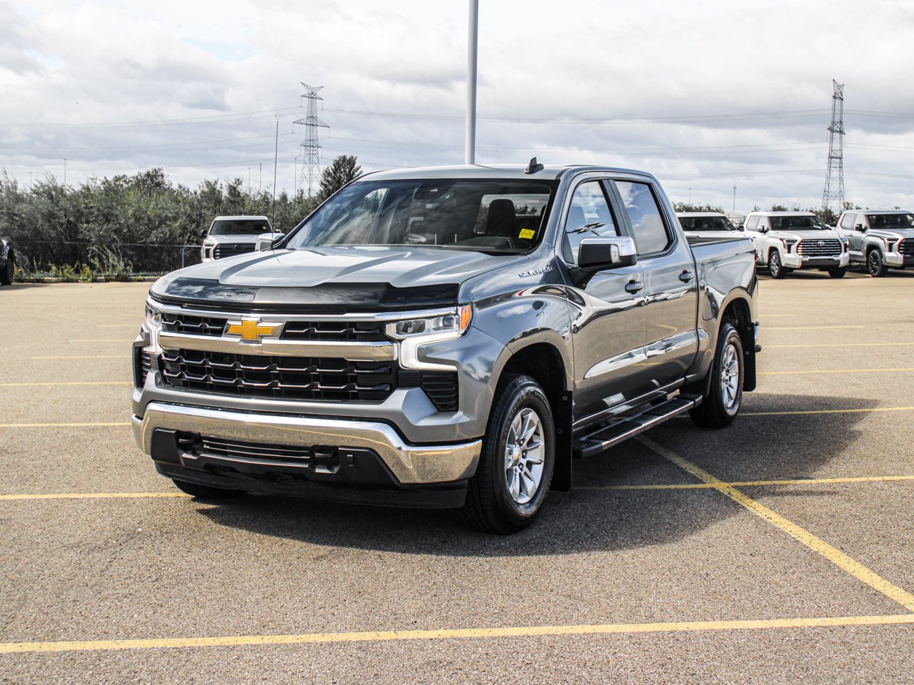 2023 Chevrolet Silverado 1500 4WD Crew Cab 147 LT Grey Sherwood Park - photo #3