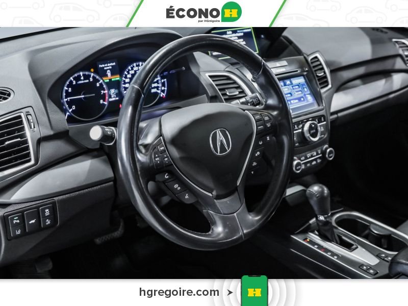 Acura RDX 821569A | ELITE PKG V6 AWD A/C CUIR TOIT MAGS 2017 Gris Laval - photo #9
