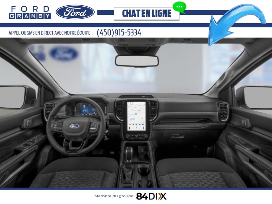 Ford Ranger XLT cabine SuperCrew 4RM caisse de 5 pi 2026 Sable du désert