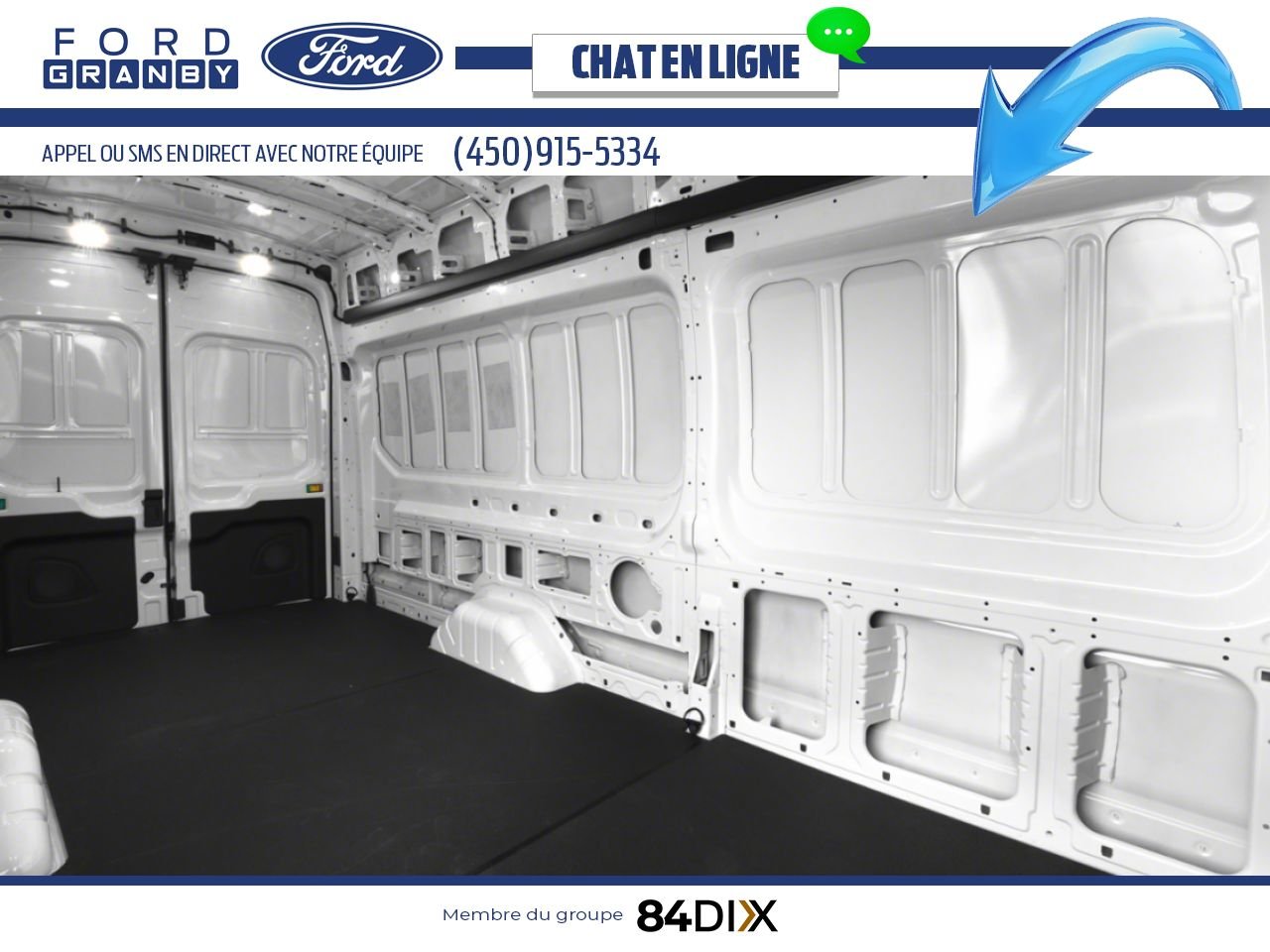 2025 Ford Transit Cargo Van Oxford White Granby - photo #9