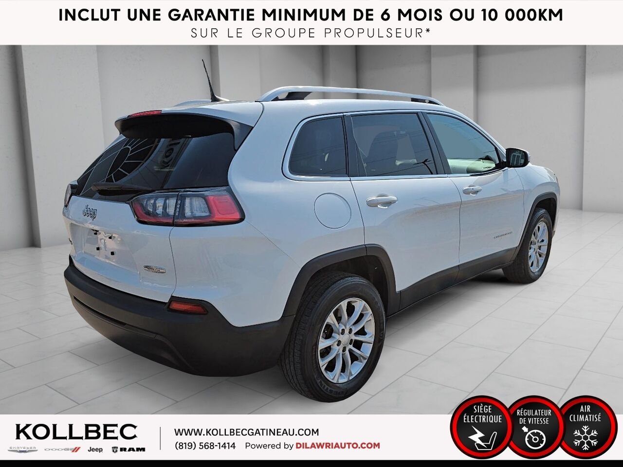 JEEP CHEROKEE 261101 | North 4x4 2019 Blanc Gatineau - photo #14