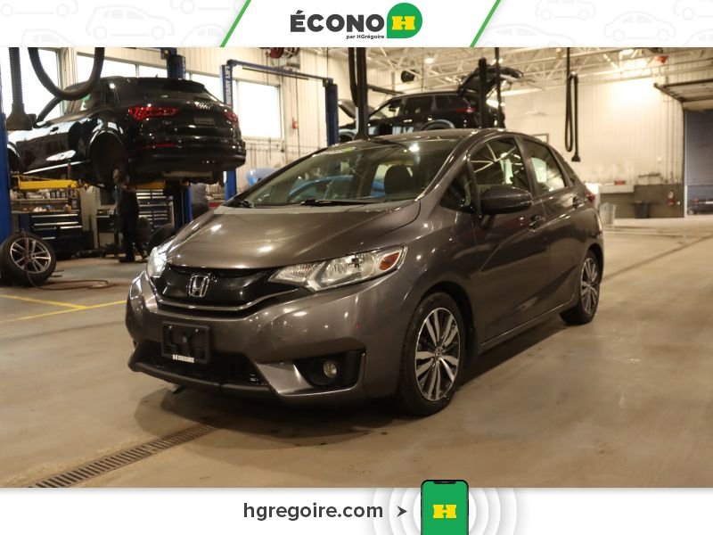 Honda Fit 821506 | EX-L AUTO A/C CUIR TOIT NAV MAGS 2015 Gris Laval - photo #2