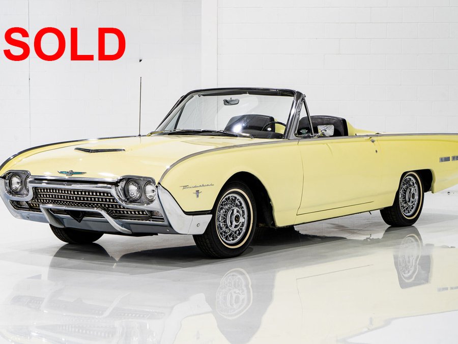 Ford Thunderbird 1962 1962 Jaune