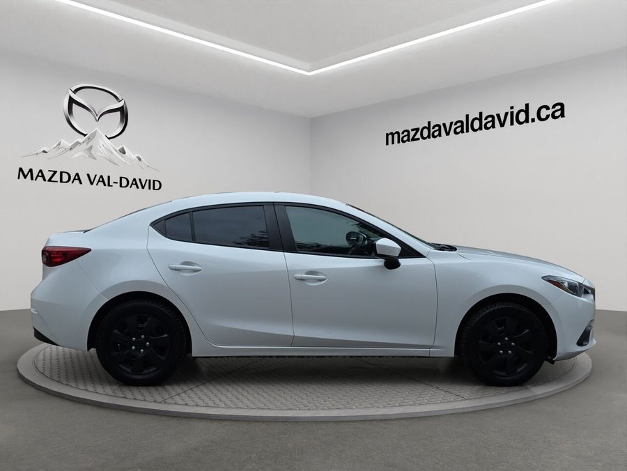 Mazda Mazda3 Berline 4 portes, boîte manuelle, GX, commande audio au volant, bluetooth 2015 Blanc