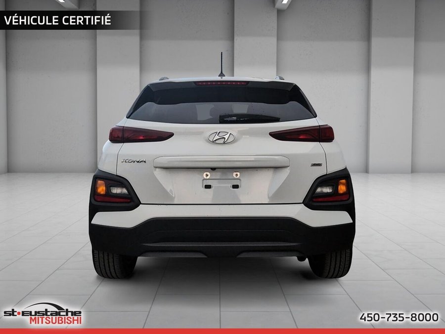 2018 Hyundai Kona 2.0L LUXE AWD-CUIR-TOIT PANO-BANC CHAUFFANT-VOLANT CHAUFFANT-CAMERA DE RECUL White