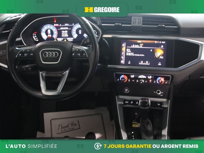 Audi Q3 822338 | Komfort AWD AUTO A/C MAGS CUIR TOIT CAM RECUL BLUE 2022 Blanc Laval - photo #25