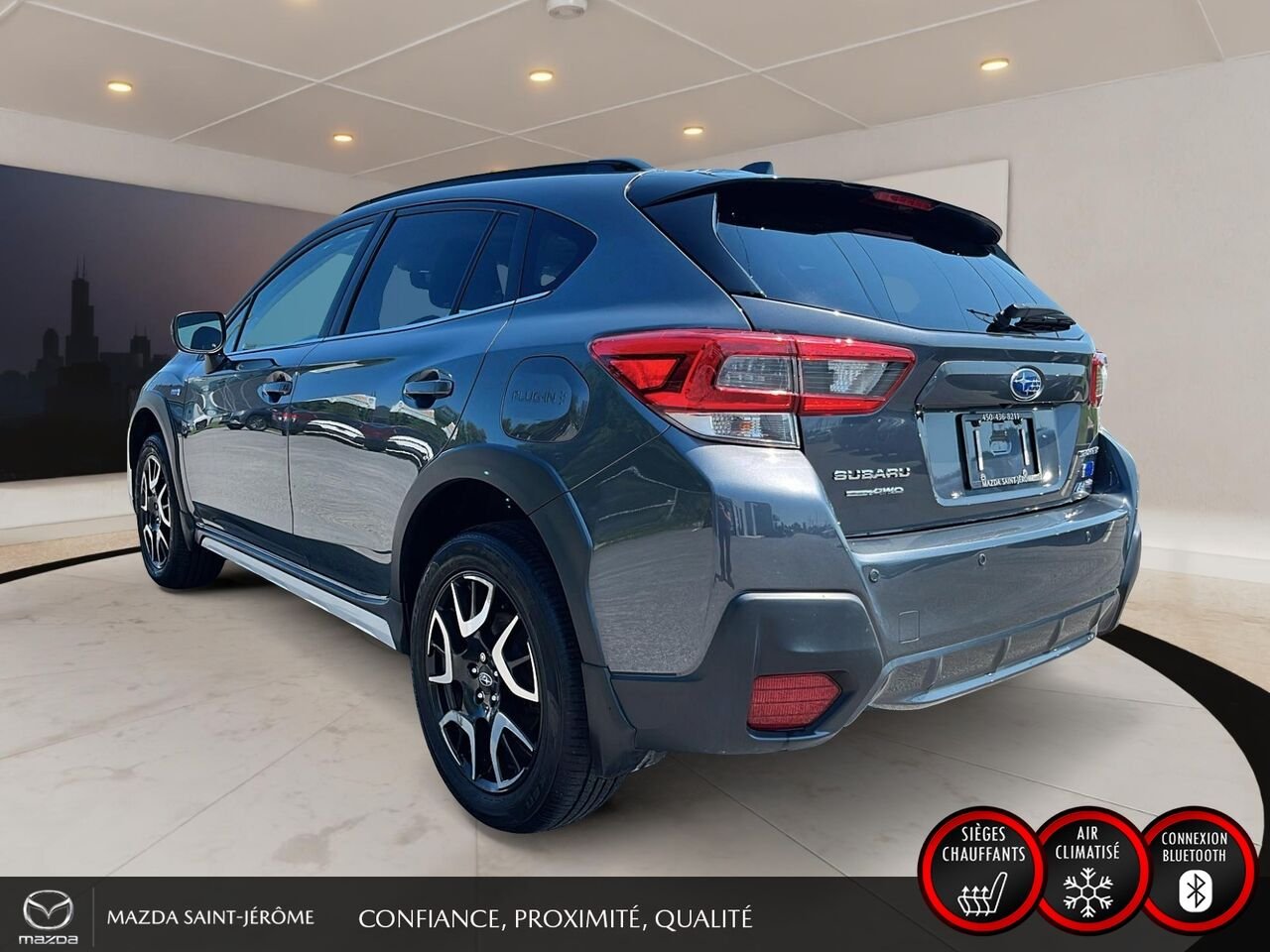 2023 Subaru Crosstrek hybride rechargeable Limited | TOIT OUVRANT | CUIR | AWD | Grey Saint-Jérôme - photo #9