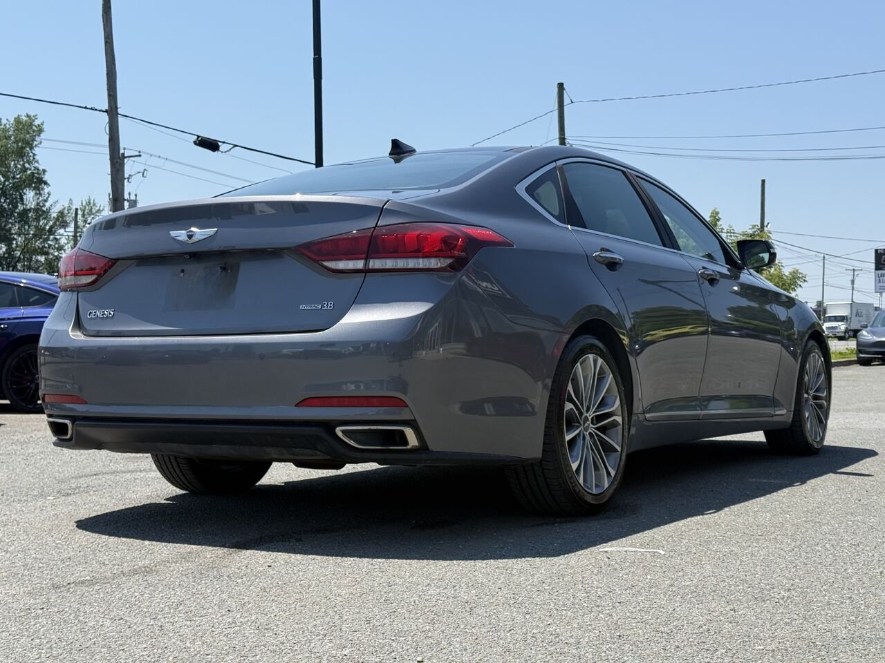 Hyundai Genesis 3.8 2016 Gris Granby - photo #6