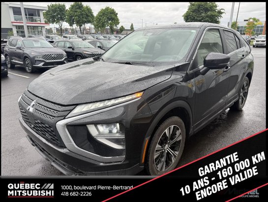 2022 Mitsubishi Eclipse Cross ES S-AWC, Apple Carplay/Android Auto Black