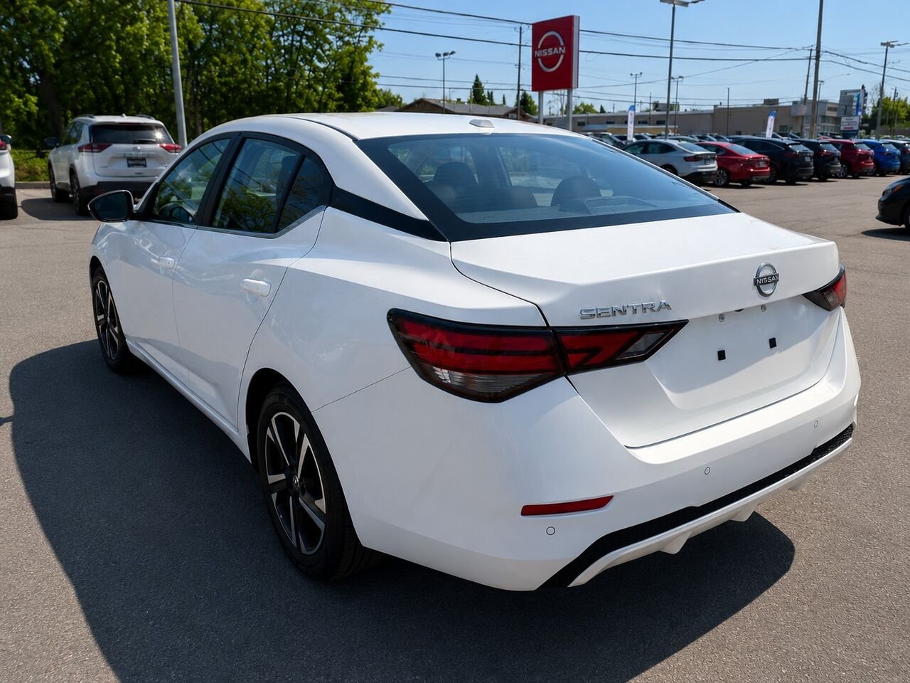Nissan Sentra SENTRA SV 2025 Blanc d'Aspen triple couche Châteauguay - photo #7